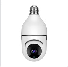 WiFi bulb security camera with lens module and screw base